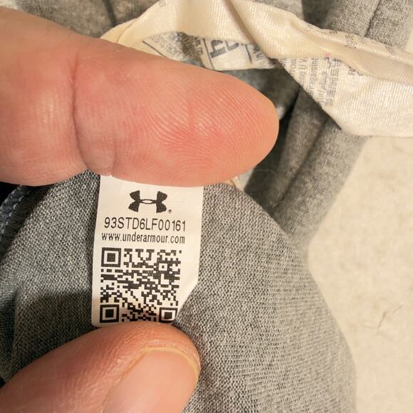 Under Armour Heat Gear 1/4 Zip Shirt Long Sleeve Grey Men L Loose Performance - Picture 7 of 14